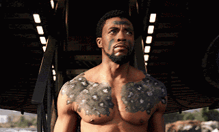Chadwick Boseman König T'Challa GIF