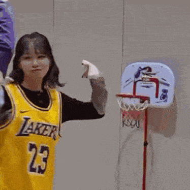 Chaewon Lakers GIF