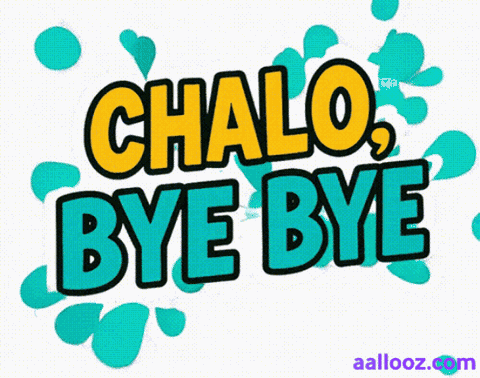 Chalo Bye Bye Animted Indian Gifs GIF