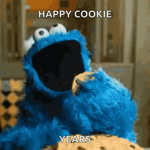 Champagne Barbie Cookie Monster GIF