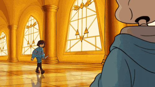 Chara Stronger Than You GIF