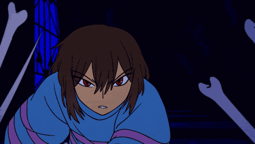 Chara Stronger Than You GIF