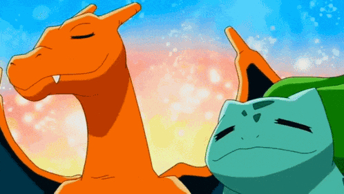 Charizard Bulbasaur GIF