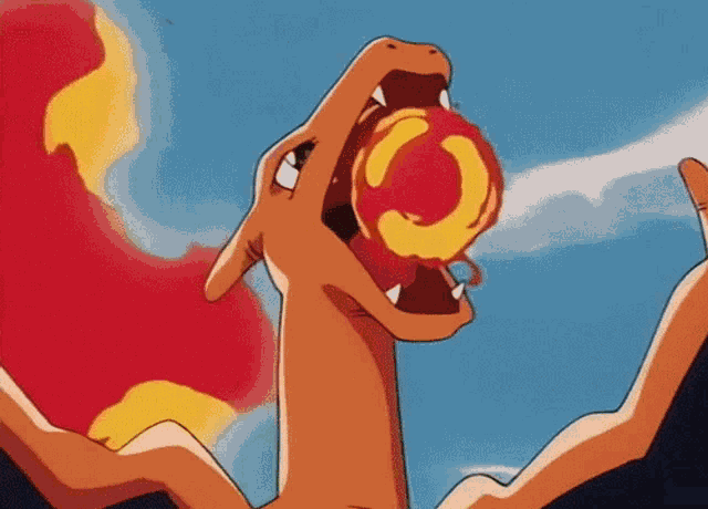 Charizard Flamethrower GIF