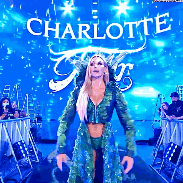 Charlotte Flair Entrance GIF