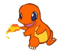 Charmander Chases Tail Sticker