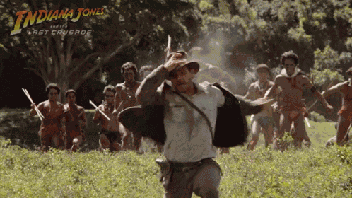 Chasing Indiana Jones GIF