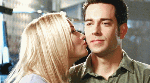 Cheek Kiss Kiss GIF