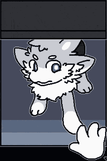 Cheek Pull Furry GIF