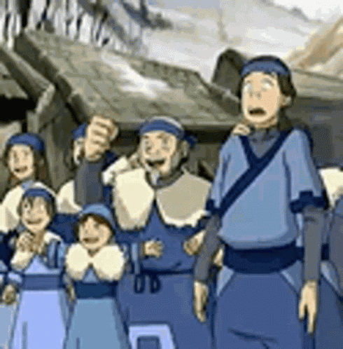 Cheering Avatar GIF
