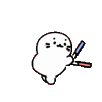 Cheering Light Stick Sticker