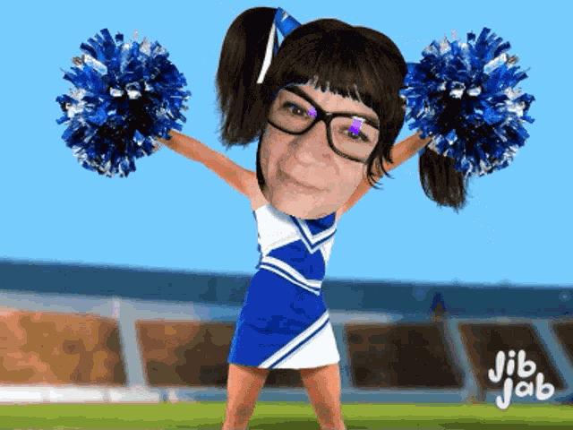 Cheerleader Fran GIF