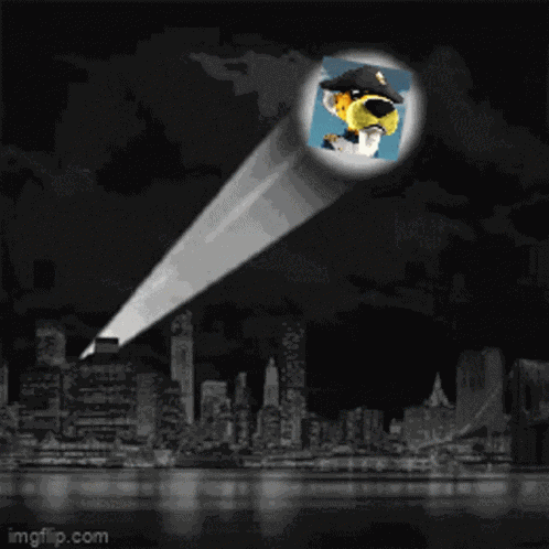 Cheeto Bat Signal Batman GIF