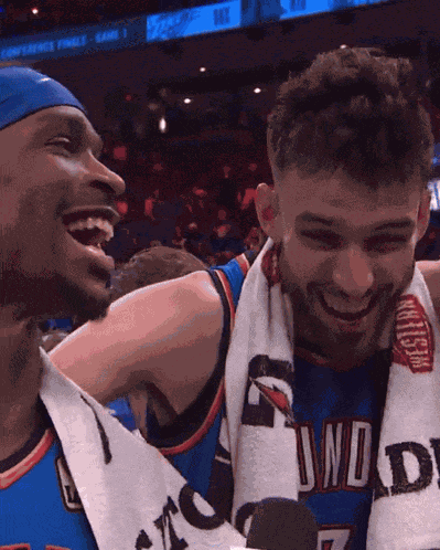 Chet Holmgren Shai Gilgeous Alexander GIF