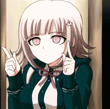 Chiaki Nanami Danganronpa GIF