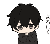 Chibi Anime Boy Sticker