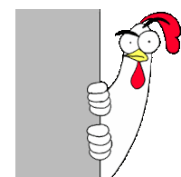 Chicken Bro Watching Sticker