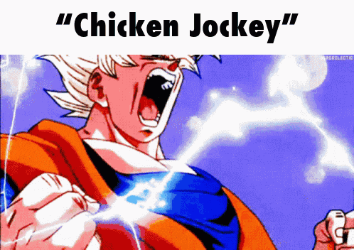 Chicken Jockey Minecraft GIF