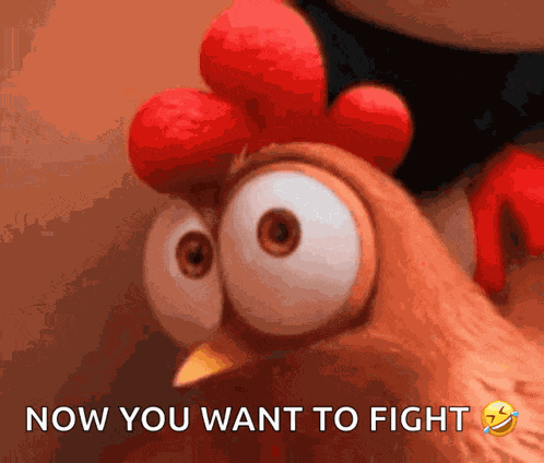 Chicken Say What GIF