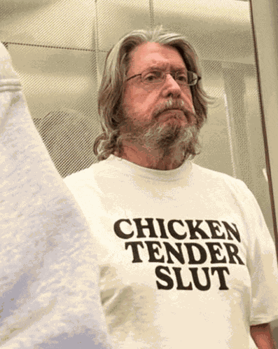 Chicken Tender Slut Old Man Meme