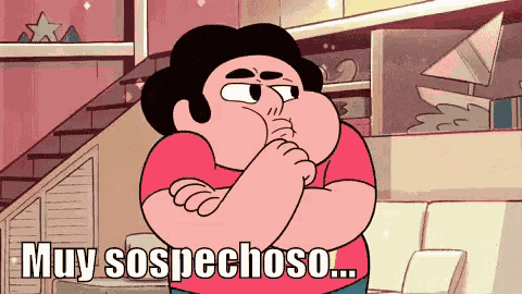 Chico Cree Que Algo Es Muy Sospechoso GIF