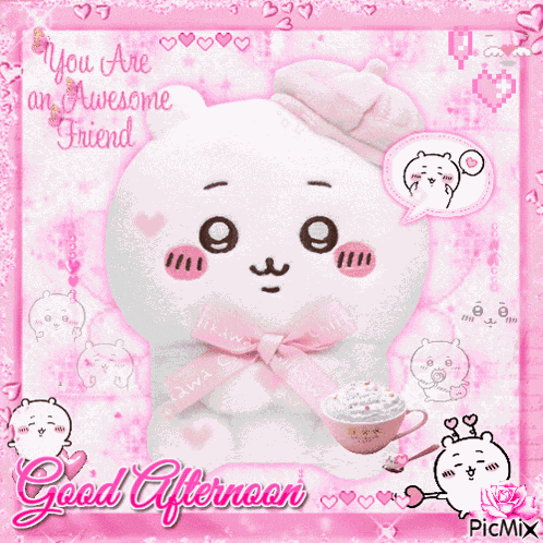 Chiikawa Good Afternoon GIF