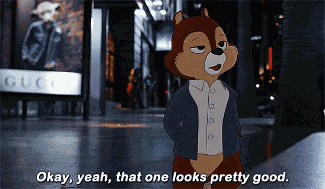 Chip N Dale Okay Yeah That One Looks Pretty Good GIF