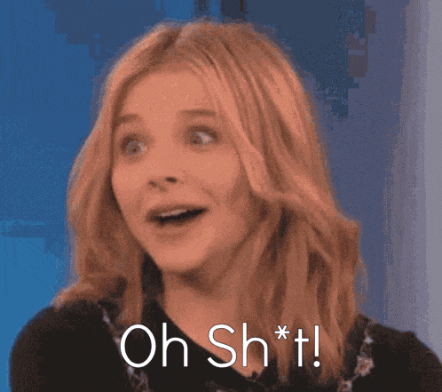 Chloe Grace Moretz Shocked GIF