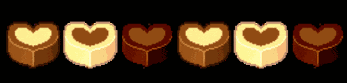 Choclate Hearts Divider GIF