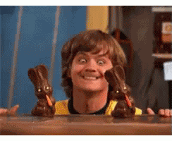 Chocolate Bunny Bunnies Hannahmontana GIF