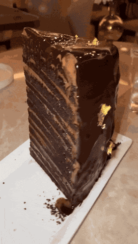 Chocolate Cake Dessert GIF