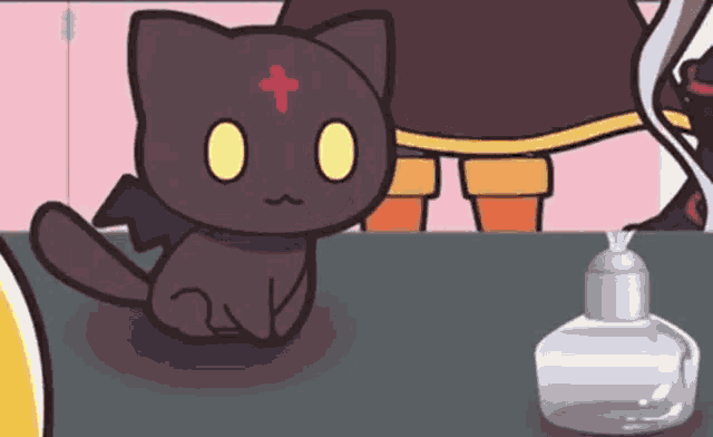 Chomusuke Fire Breath GIF