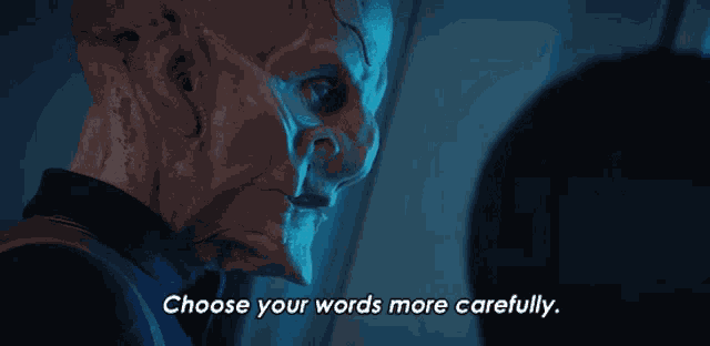 Choose Your Words More Caerfully Saru GIF