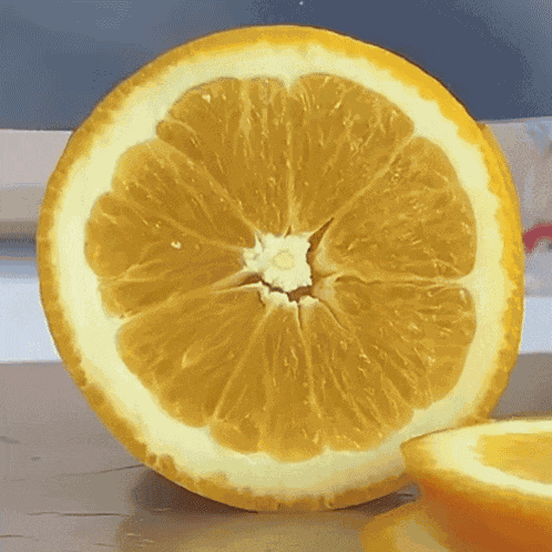 Chopping An Orange Meow Chef GIF