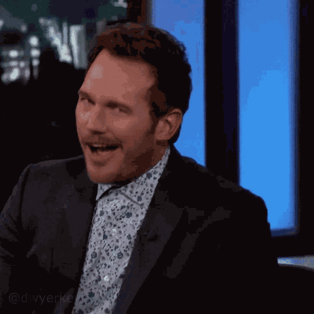 Chris Pratt Interview GIF