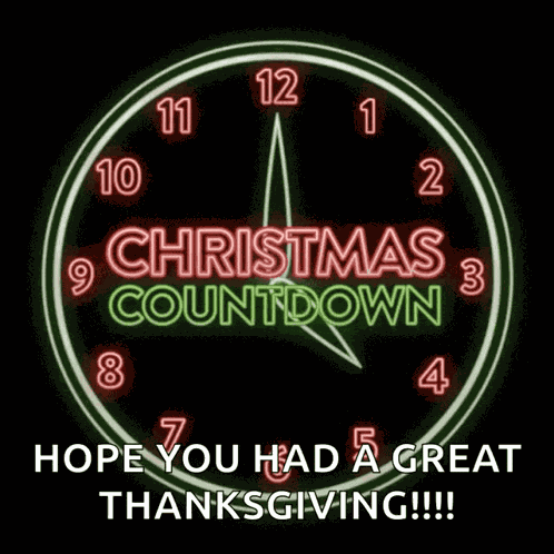 Christmas Countdown Christmas GIF