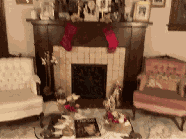 Christmas Fireplace GIF
