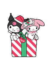 Christmas Sanrio Kuromi Sticker