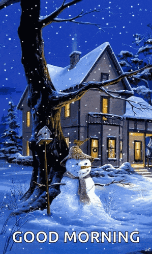 Christmas Snowing GIF
