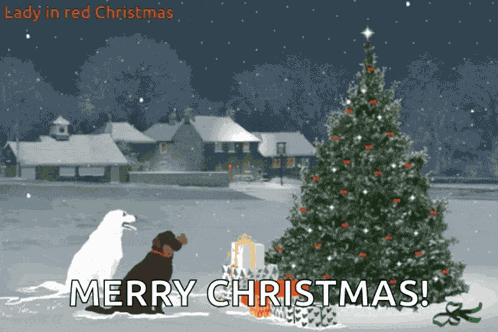 Christmas Tree Christmas Lights GIF