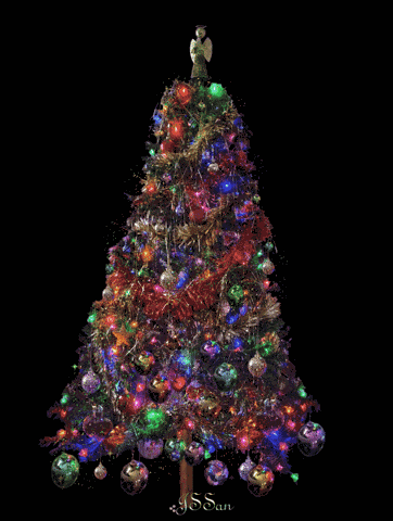 Christmas Tree Christmas Lights GIF