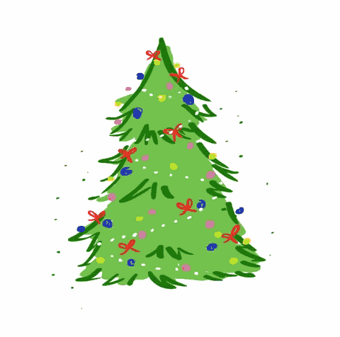 Christmas Tree Decorations GIF
