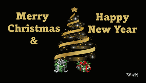 Christmas Tree Fireplace GIF
