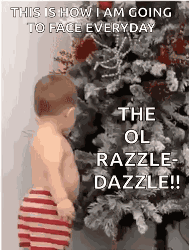 Christmas Tree Kid GIF