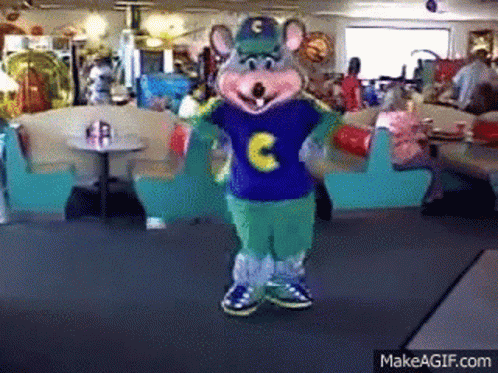 Chuck E Cheese C Walk GIF
