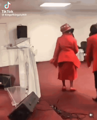 Church Lady Church Dance GIF
