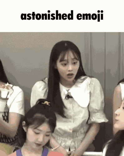 Chuu Astonished Emoji Shocked GIF