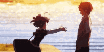Chuunibyou Hug GIF