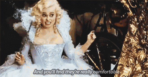 Cinderella Theyre Really Comfortable GIF