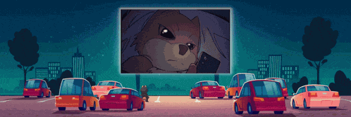 Cinema Phone Drive Thru GIF